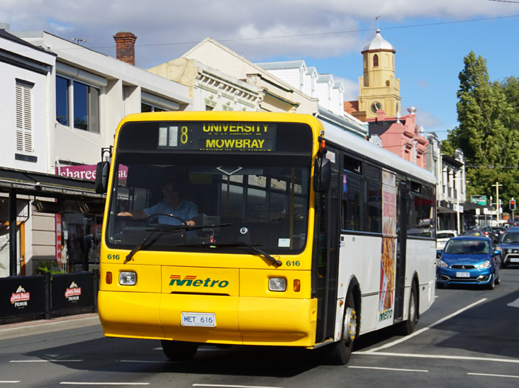 Metro Tasmania Scania N113CRB Ansair Orana 616